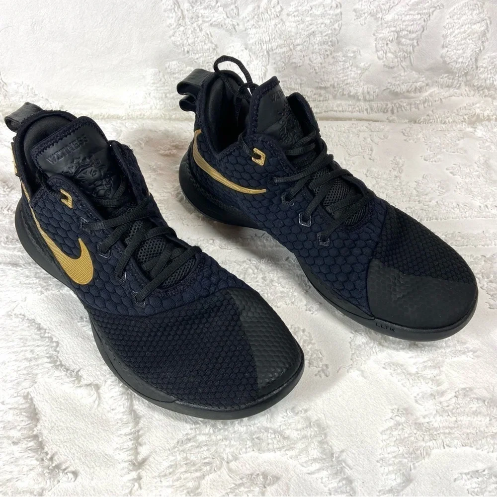 NIKE LEBRON WITNESS Men's Basketball Sneakers Sz 11.5 Blk Sporty Athletic​